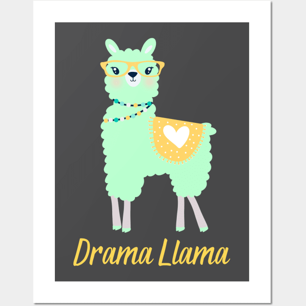 Drama Llama Wall Art by GrayDaiser